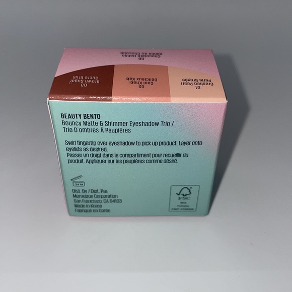 Kaja
Eye Bento Bouncy Eyeshadow Trio 08 Chocolate Dahlia - Picture 6 of 8